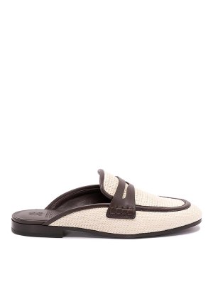 BRUNELLO CUCINELLI: ロファー＆スリッパ - ローファー - ライトグレー