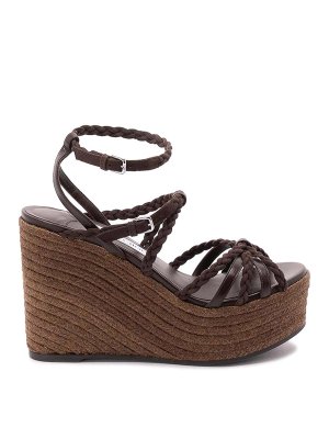 JIMMY CHOO: サンダル - サンダル - ブラウン