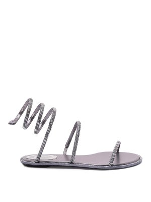 RENE CAOVILLA: サンダル - サンダル - 銀