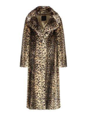 B&B COUTURE: Fourrure - Manteau En Fourrure - Marron