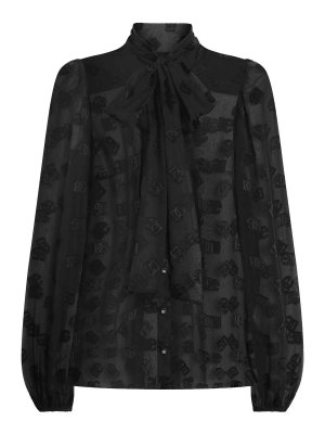 DOLCE & GABBANA: Blouses - Blouse - Noir