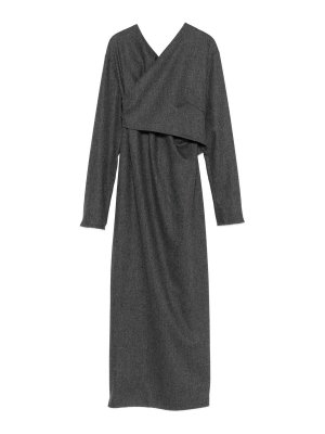 KHAITE: Vestidos media pierna - Vestido Midi - Gris