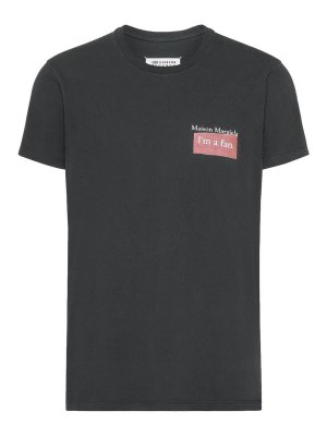 Maison Margiela: Tシャツ - Tシャツ - 黒