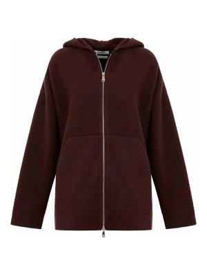 Max Mara: crew necks - Etuania Hooded Zip-Up Sweater