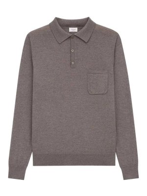 SAINT LAURENT: polo shirts - Chest-Pocket Polo Shirt
