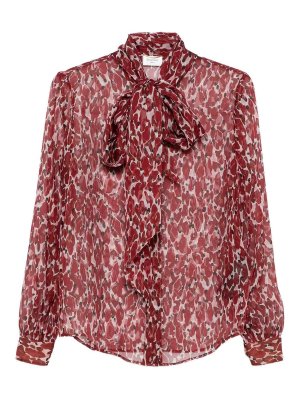 SAINT LAURENT: shirts - Abstract-Print Shirt