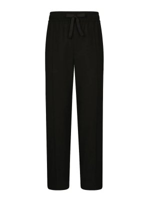 DOLCE & GABBANA: Pantalones deportivos - Pantalones Deportivos - Negro