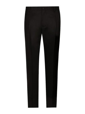 DOLCE & GABBANA: Pantalones casual - Pantalón Casual - Negro