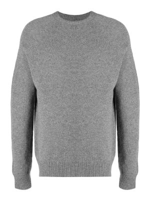 JIL SANDER: Pull col rond - Pull Col Rond - Gris