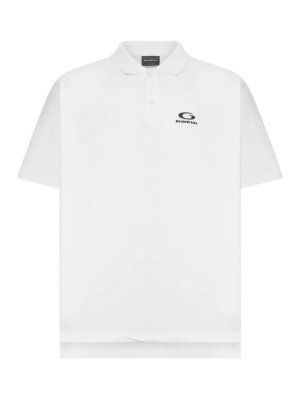 BALENCIAGA: Poloshirts - Poloshirt - Weiß