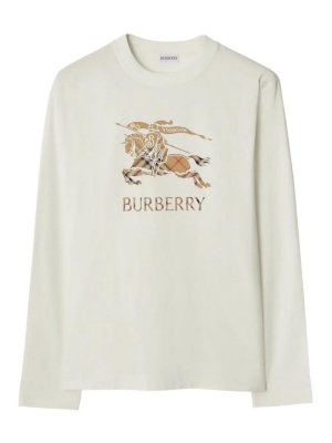 BURBERRY: shirts - Jersey Long Sleeved Shirt