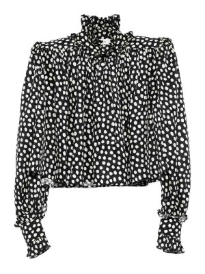 CHLOE': blouses - Polka Cropped Blouse