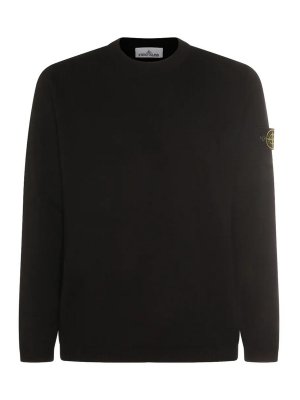 STONE ISLAND: クルーネック - クルーネック - 黒