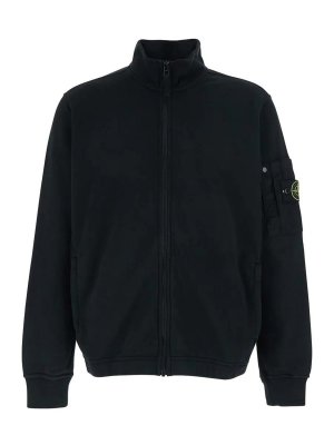 STONE ISLAND: Sudaderas y suéteres - Sudadera - Negro