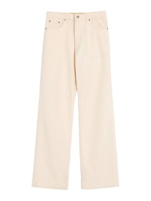 VALENTINO GARAVANI: ストレートジーンズ - ストレートジーンズ - ベージュ