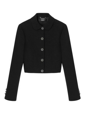 VERSACE: casual jackets - Double Wool Jacket