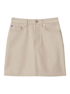 BURBERRY: Knielange und Midi Röcke - Midirock - Beige