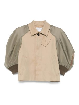 Sacai: Casualjacken - Casualjacke - Beige