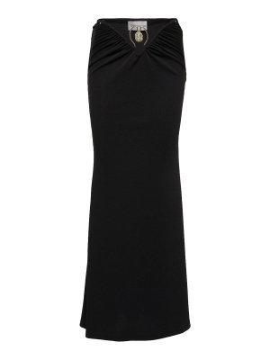 CHRISTOPHER ESBER: Faldas largas - Falda Larga - Negro