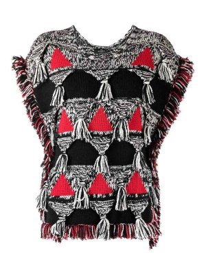 ETRO: crew necks - Tassel-Detail Wool Jumper