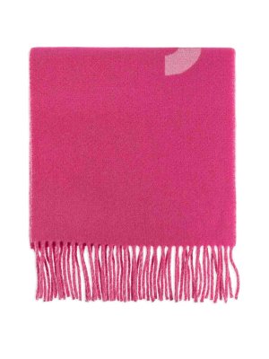 JACQUEMUS: scarves - Lcharpe Fringed Logo Scarf
