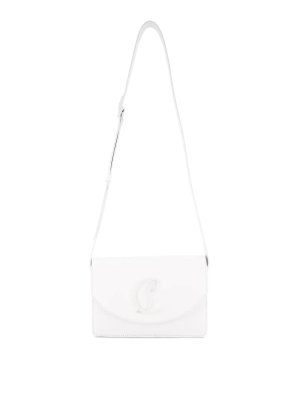 CHRISTIAN LOUBOUTIN: クロスボディバッグ - クロスボディバッグ - 白