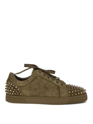 CHRISTIAN LOUBOUTIN: trainers - Low Top Sneakers With Rivets
