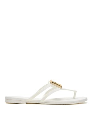 DOLCE & GABBANA: flip flops - Rubber Beachwear Slides