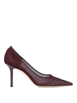 JIMMY CHOO: court shoes - Love 85Mm Pointed-Toe Pumps