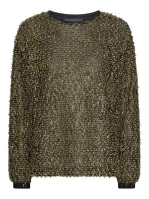 ELENA MIRO`: Sweatshirts & Pulls - Sweat-Shirts - Vert Foncé