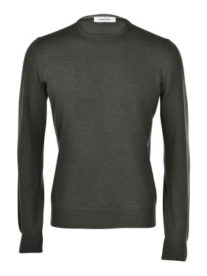 GRAN SASSO: クルーネック - クルーネック - 黒