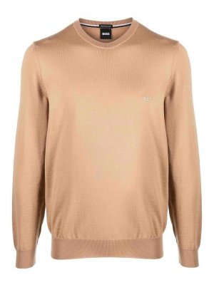 Hugo Boss: クルーネック - クルーネック - ベージュ