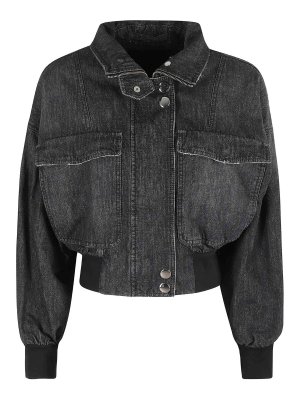 MARELLA: Chaquetas denim - Chaqueta Vaquera - Negro