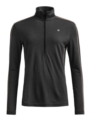 ORTOVOX: crew necks - 185 Rock`N`Wool Zip Neck