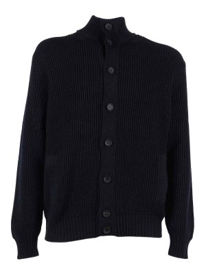 FILIPPO DE LAURENTIIS: Cardigans - Cardigan - Blau