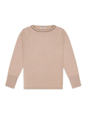 Kangra Cashmere: クルーネック - クルーネック - ベージュ