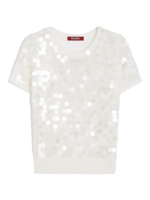 MAX MARA STUDIO: T-shirts - T-Shirt - Weiß