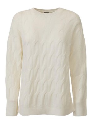 Max Mara: Sudaderas y suéteres - Sudadera - Blanco