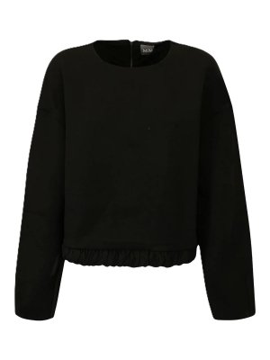 Max Mara: Sudaderas y suéteres - Sudadera - Negro