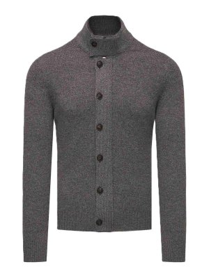 Paolo Fiorillo: cardigans - Zipper And Button Cardigan