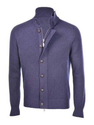Paolo Fiorillo: cardigans - Zippered Cardigan