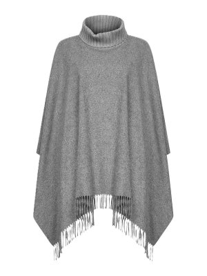 Paolo Fiorillo: Capes & Ponchos - Cape - Grau