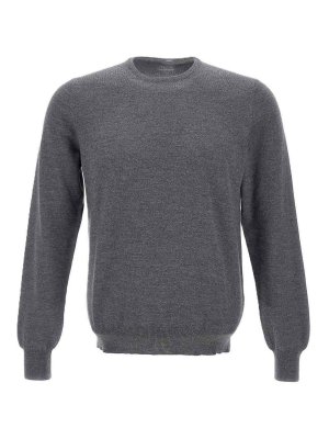 Paolo Fiorillo: Rollkragenpullover  und Polo-Ausschnitt - Rollkragenpullover - Grau