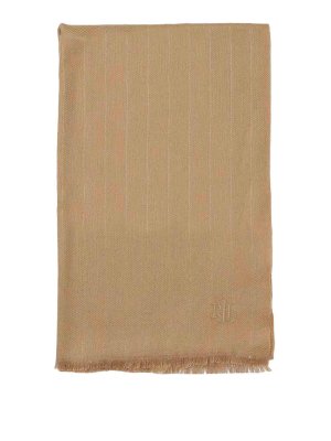 LAUREN RALPH LAUREN: Écharpes - Écharpe - Couleur Chair