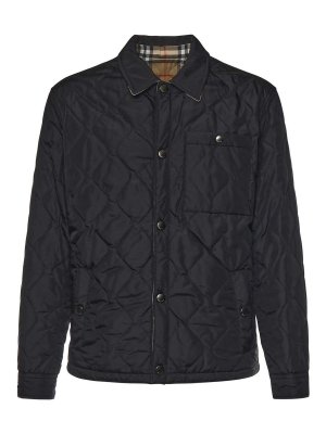 BURBERRY: camicie - Camicia in nylon trapuntato reversibile