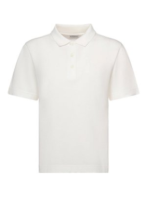 BURBERRY: polo - Polo In Cotone Con Logo
