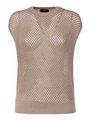 DONDUP: Gilets tricot - Gilet - Couleur Chair