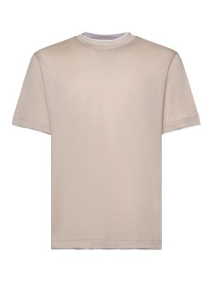 ELEVENTY: Tシャツ - Tシャツ - グレイッシュブラウン