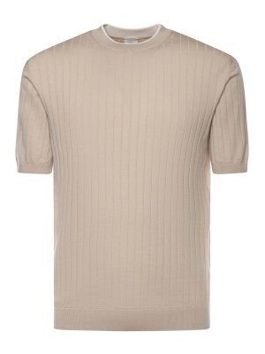 ELEVENTY: Tシャツ - Tシャツ - グレイッシュブラウン