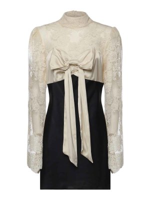 FOR LOVE & LEMONS: abiti corti - MiniVestito  Grace in pizzo